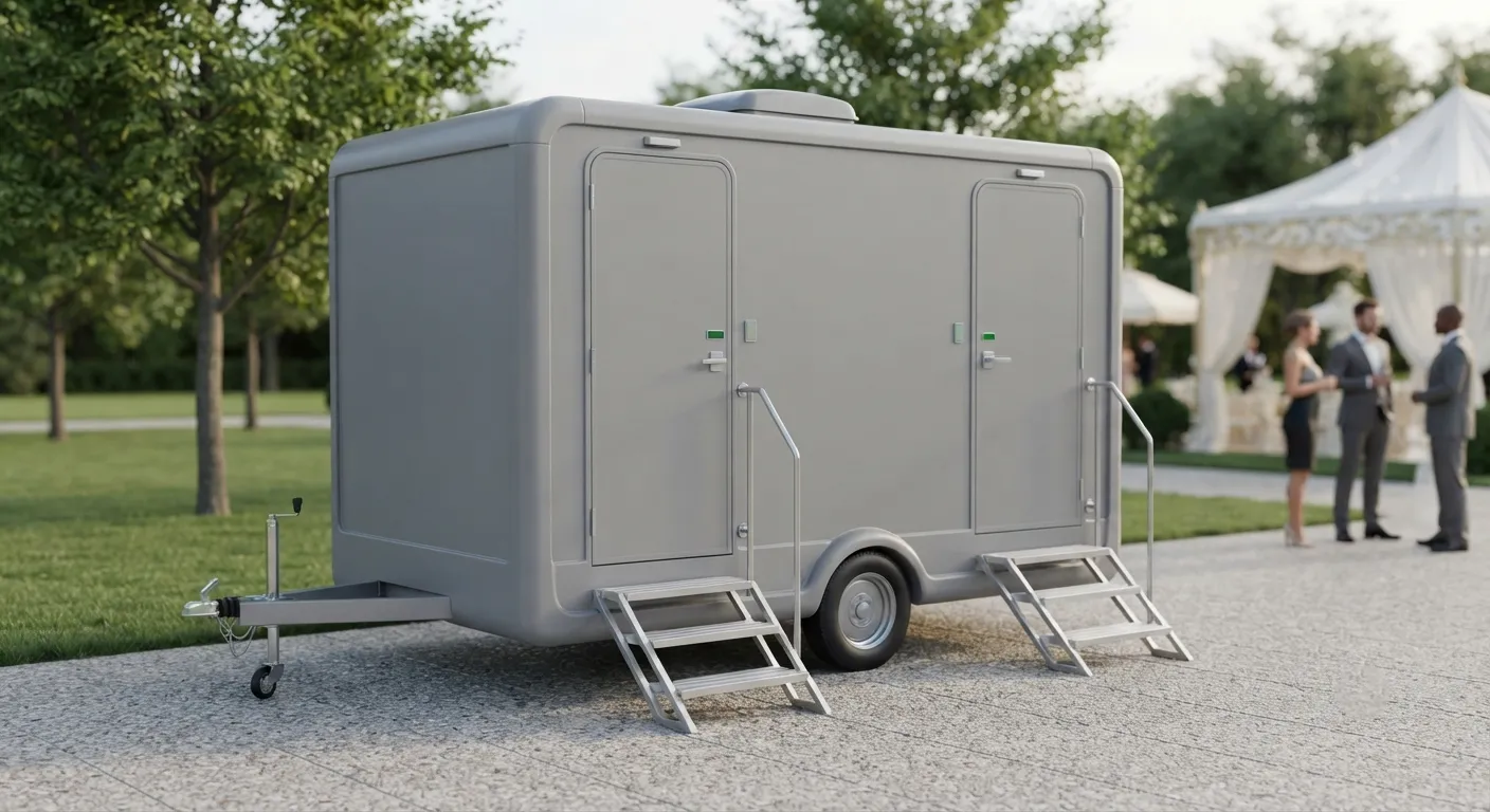 2 Stall Restroom Trailer in Durham, NC