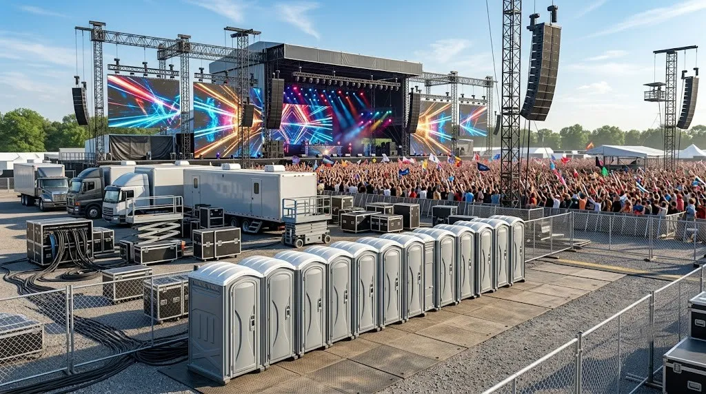 Concert Restroom Rental in Durham, NC